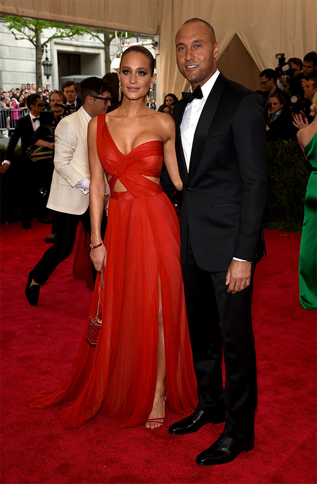 derek-jeter-rag-bone- girlfriend met-gala-2015