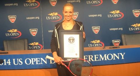 Sabine Lisicki at the US OPEN in Flushing, Queens, NY