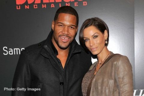 Michael Strahan and Nicole Murphy