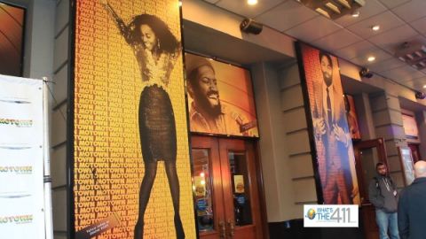 The exterior of the Lunt-Fontanne Theatre on Broadway in New York City, home to Motown The Musical