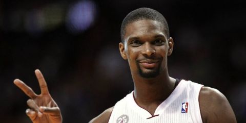 Miami Heat power forward Chris Bosh