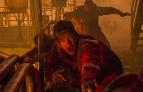 Actor Mark Wahlberg in Deepwater Horizon